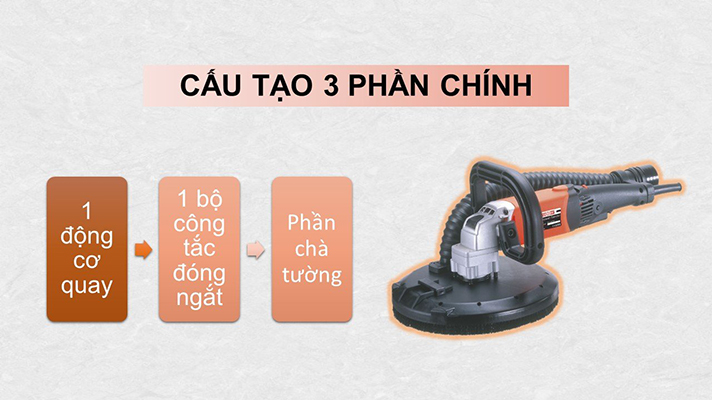 Tính năng nổi bật của máy mài tường là gì